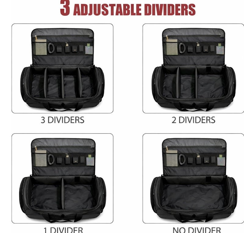 Sneakkool Sneaker Travel Bag for 4 Pairs Shoes with Adjustable Dividers | Shoe Organizer Duffel with Gadget Compartment | Ideal for Sneakers, Sports & Travel - Image 3